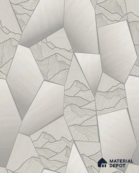 RG7004 | 10 Meter x 20.86 Inches Abstract Look PVC Wallpaper - 56.94 Sq. Ft | Minimum 15% wastage during installation