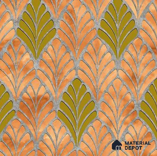RG7014 | 10 Meter x 20.86 Inches Florals Look PVC Wallpaper - 56.94 Sq. Ft | Minimum 15% wastage during installation