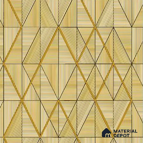 RG7022 | 10 Meter x 20.86 Inches Geometric Look PVC Wallpaper - 56.94 Sq. Ft | Minimum 15% wastage during installation