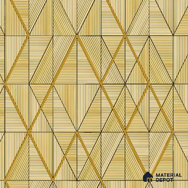 RG7022 | 10 Meter x 20.86 Inches Geometric Look PVC Wallpaper - 56.94 Sq. Ft | Minimum 15% wastage during installation