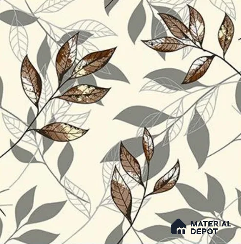 RG7026 | 10 Meter x 20.86 Inches Florals Look PVC Wallpaper - 56.94 Sq. Ft | Minimum 15% wastage during installation