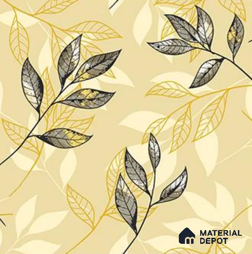 RG7025 | 10 Meter x 20.86 Inches Florals Look PVC Wallpaper - 56.94 Sq. Ft | Minimum 15% wastage during installation