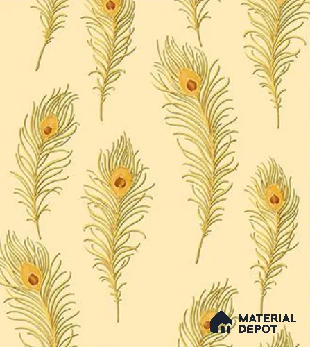 RG7036 | 10 Meter x 20.86 Inches Patterned Look PVC Wallpaper - 56.94 Sq. Ft | Minimum 15% wastage during installation