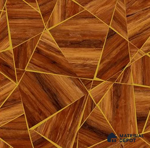 RG7056 | 10 Meter x 20.86 Inches Geometric Look PVC Wallpaper - 56.94 Sq. Ft | Minimum 15% wastage during installation