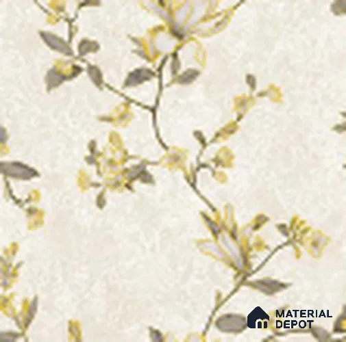 KA 7009 | 10 Meter x 20.86 Inches Florals Look PVC Wallpaper - 56.94 Sq. Ft | Minimum 15% wastage during installation