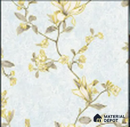 KA 7011 | 10 Meter x 20.86 Inches Florals Look PVC Wallpaper - 56.94 Sq. Ft | Minimum 15% wastage during installation