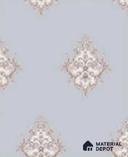 KA 7015 | 10 Meter x 20.86 Inches Damask Look PVC Wallpaper - 56.94 Sq. Ft | Minimum 15% wastage during installation