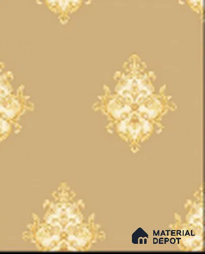 KA 7016 | 10 Meter x 20.86 Inches Damask Look PVC Wallpaper - 56.94 Sq. Ft | Minimum 15% wastage during installation