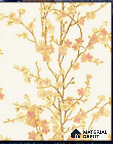 KA 7019 | 10 Meter x 20.86 Inches Florals Look PVC Wallpaper - 56.94 Sq. Ft | Minimum 15% wastage during installation