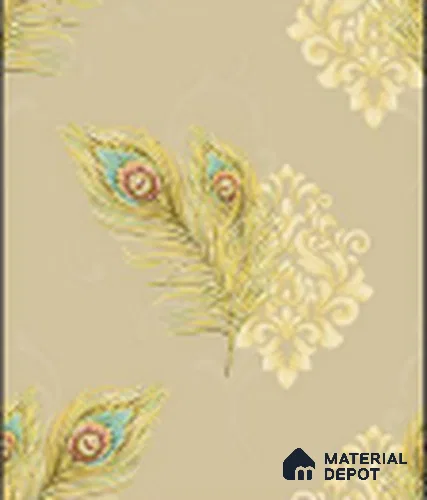 KA 7023 | 10 Meter x 20.86 Inches Florals Look PVC Wallpaper - 56.94 Sq. Ft | Minimum 15% wastage during installation