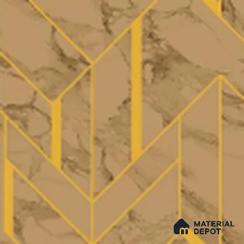 KA 7027 | 10 Meter x 20.86 Inches Geometric Look PVC Wallpaper - 56.94 Sq. Ft | Minimum 15% wastage during installation