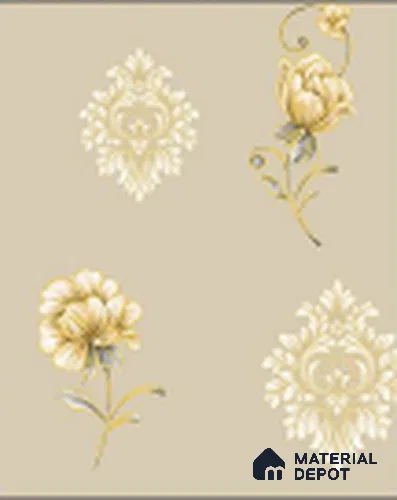 KA 7044 | 10 Meter x 20.86 Inches Florals Look PVC Wallpaper - 56.94 Sq. Ft | Minimum 15% wastage during installation