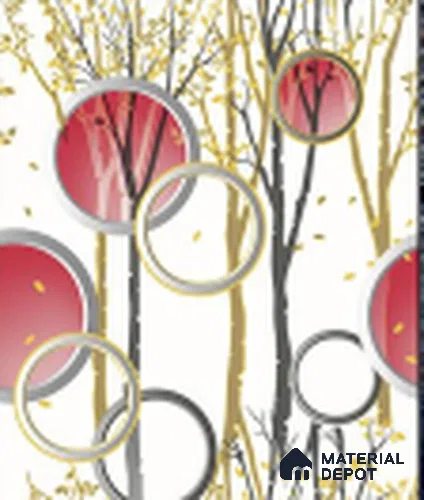 KA 7055 | 10 Meter x 20.86 Inches Patterned Look PVC Wallpaper - 56.94 Sq. Ft | Minimum 15% wastage during installation
