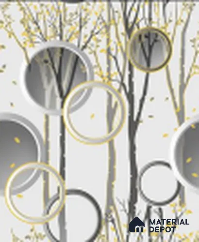 KA 7057 | 10 Meter x 20.86 Inches Patterned Look PVC Wallpaper - 56.94 Sq. Ft | Minimum 15% wastage during installation