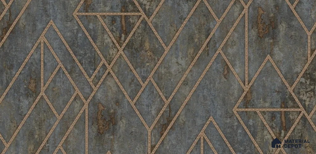 81235-5 | 5 Meter x 42 Inch PVC Patterned Look Wallpaper - 57 Sq. Ft. | Minimum 15% wastage during installation