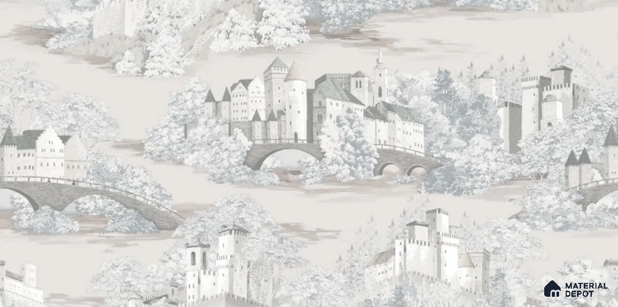 81230-2 | 5 Meter x 42 Inch PVC Patterned Look Wallpaper - 57 Sq. Ft. | Minimum 15% wastage during installation