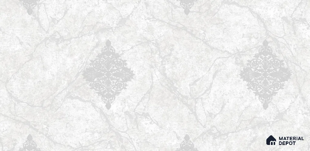 81228-1 | 5 Meter x 42 Inch PVC Damask Look Wallpaper - 57 Sq. Ft. | Minimum 15% wastage during installation