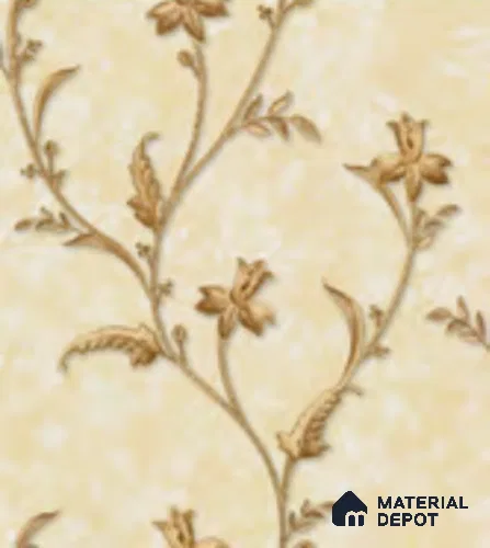 RD2904 | 10 Meter x 21 Inch PVC Florals Look Wallpaper - 57 Sq. Ft. | Minimum 15% wastage during installation