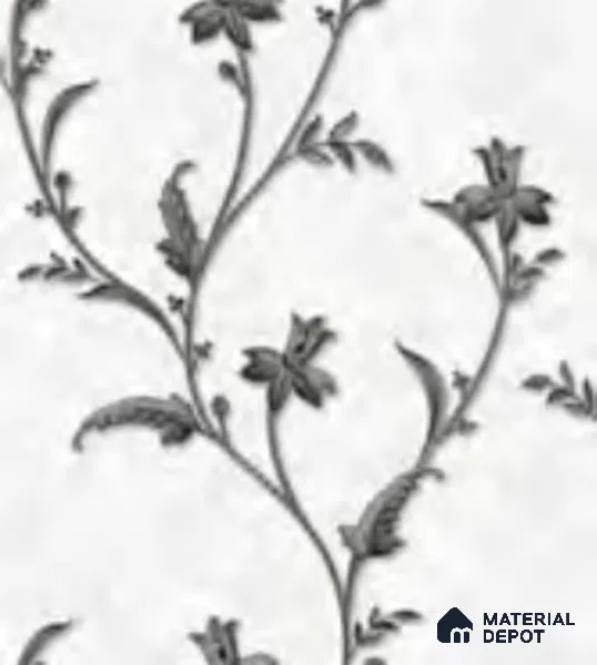 RD2913 | 10 Meter x 21 Inch PVC Florals Look Wallpaper - 57 Sq. Ft. | Minimum 15% wastage during installation