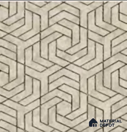 RD2926 | 10 Meter x 21 Inch PVC Patterned Look Wallpaper - 57 Sq. Ft. | Minimum 15% wastage during installation