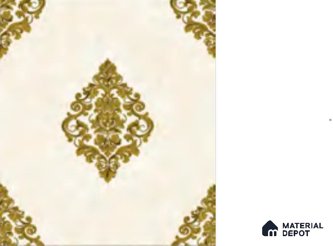 RD2934 | 10 Meter x 21 Inch PVC Damask Look Wallpaper - 57 Sq. Ft. | Minimum 15% wastage during installation