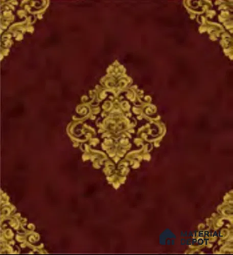 RD2936 | 10 Meter x 21 Inch PVC Damask Look Wallpaper - 57 Sq. Ft. | Minimum 15% wastage during installation