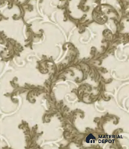RD2954 | 10 Meter x 21 Inch PVC Florals Look Wallpaper - 57 Sq. Ft. | Minimum 15% wastage during installation