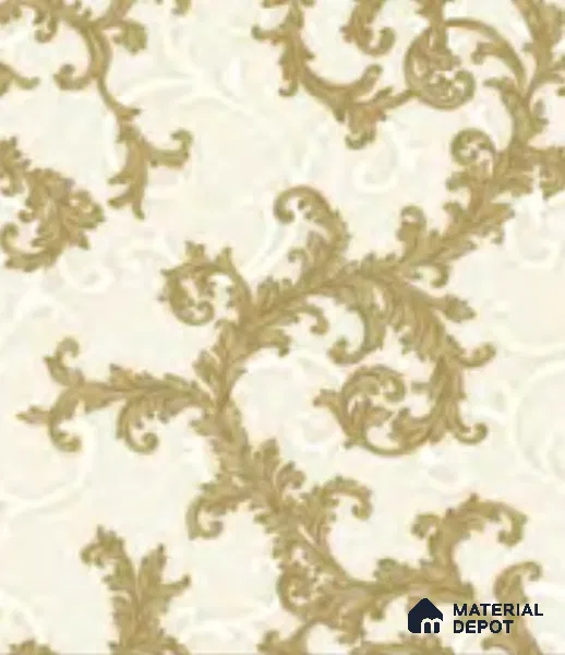 RD2952 | 10 Meter x 21 Inch PVC Florals Look Wallpaper - 57 Sq. Ft. | Minimum 15% wastage during installation