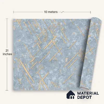 WK100-22 | 10 Meter x 21 Inches Patterned Look Wallpaper - 57.41 Sq. Ft. | Minimum 15% wastage during installation