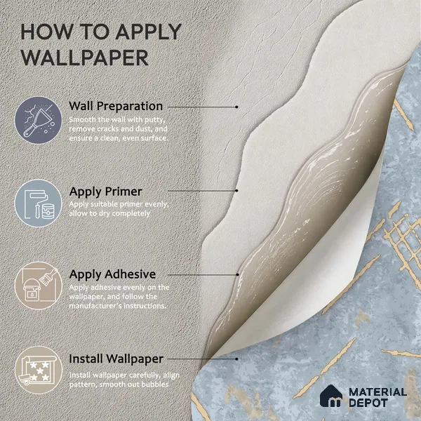 WK100-22 | 10 Meter x 21 Inches Patterned Look Wallpaper - 57.41 Sq. Ft. | Minimum 15% wastage during installation