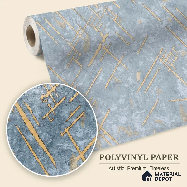 WK100-22 | 10 Meter x 21 Inches Patterned Look Wallpaper - 57.41 Sq. Ft. | Minimum 15% wastage during installation