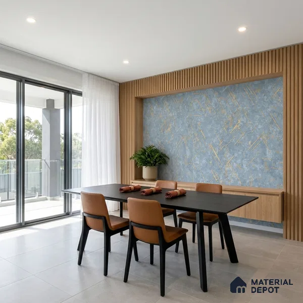 WK100-22 | 10 Meter x 21 Inches Patterned Look Wallpaper - 57.41 Sq. Ft. | Minimum 15% wastage during installation