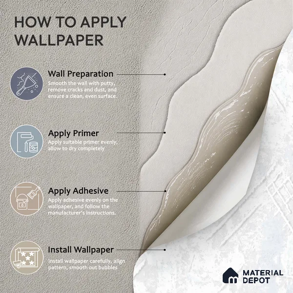 WK100-23 | 10 Meter x 21 Inches Patterned Look Wallpaper - 57.41 Sq. Ft. | Minimum 15% wastage during installation