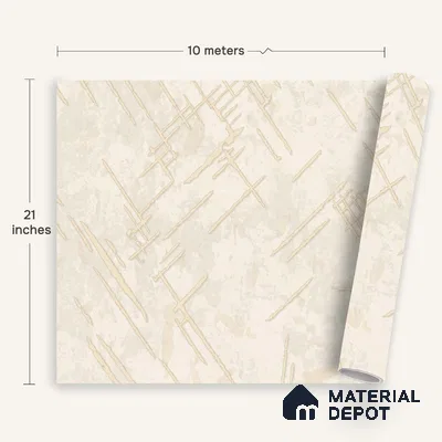 WK100-25 | 10 Meter x 21 Inches Patterned Look Wallpaper - 57.41 Sq. Ft. | Minimum 15% wastage during installation