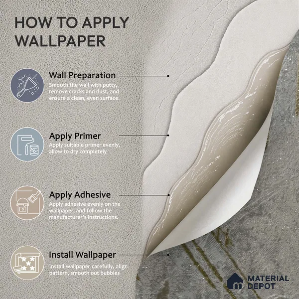 WK 100-24 | 10 Meter x 21 Inches Texture Look Wallpaper - 57.41 Sq. Ft. | Minimum 15% wastage during installation