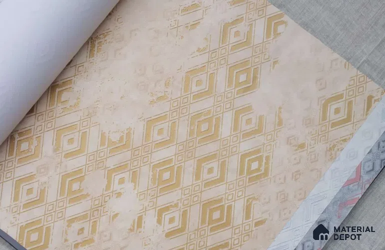 HM110 | 10 Meter x 21 Inches Patterned Look Wallpaper - 57.41 Sq. Ft. | Minimum 15% wastage during installation