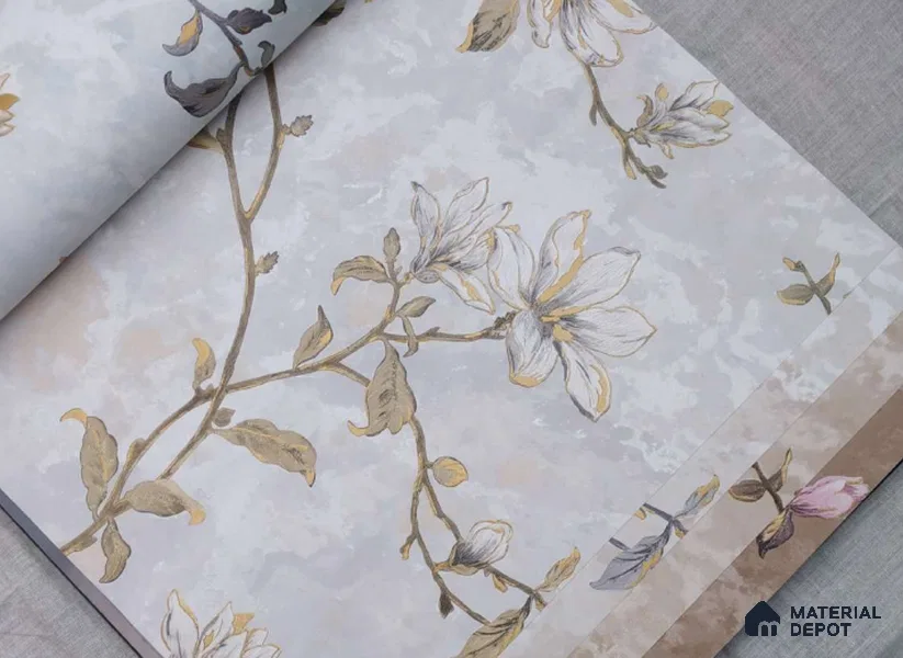 HM117 | 10 Meter x 21 Inches Florals Look Wallpaper - 57.41 Sq. Ft. | Minimum 15% wastage during installation