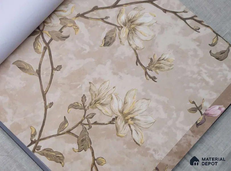 HM116 | 10 Meter x 21 Inches Florals Look Wallpaper - 57.41 Sq. Ft. | Minimum 15% wastage during installation