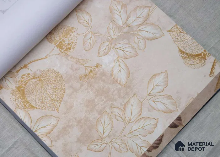 HM122 | 10 Meter x 21 Inches Florals Look Wallpaper - 57.41 Sq. Ft. | Minimum 15% wastage during installation