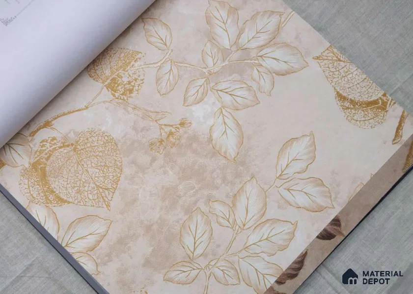 HM122 | 10 Meter x 21 Inches Florals Look Wallpaper - 57.41 Sq. Ft. | Minimum 15% wastage during installation