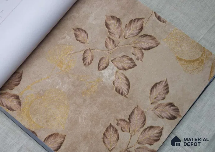 HM123 | 10 Meter x 21 Inches Florals Look Wallpaper - 57.41 Sq. Ft. | Minimum 15% wastage during installation