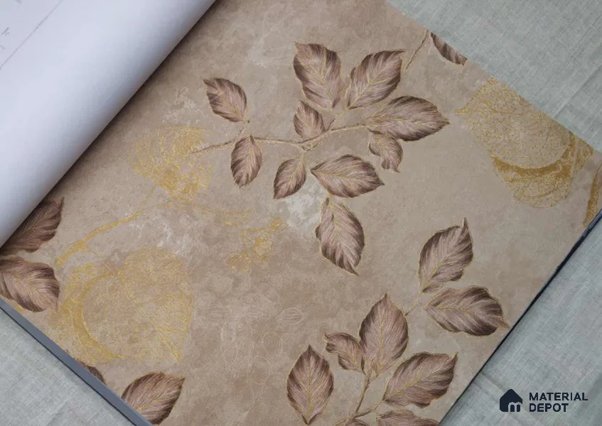 HM123 | 10 Meter x 21 Inches Florals Look Wallpaper - 57.41 Sq. Ft. | Minimum 15% wastage during installation