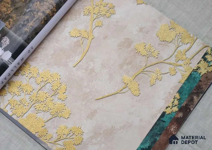 HM130 | 10 Meter x 21 Inches Nature Look Wallpaper - 57.41 Sq. Ft. | Minimum 15% wastage during installation