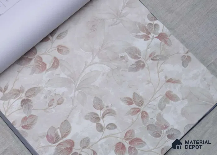 HM142 | 10 Meter x 21 Inches Florals Look Wallpaper - 57.41 Sq. Ft. | Minimum 15% wastage during installation