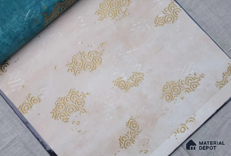 HM155 | 10 Meter x 21 Inches Patterned Look Wallpaper - 57.41 Sq. Ft. | Minimum 15% wastage during installation