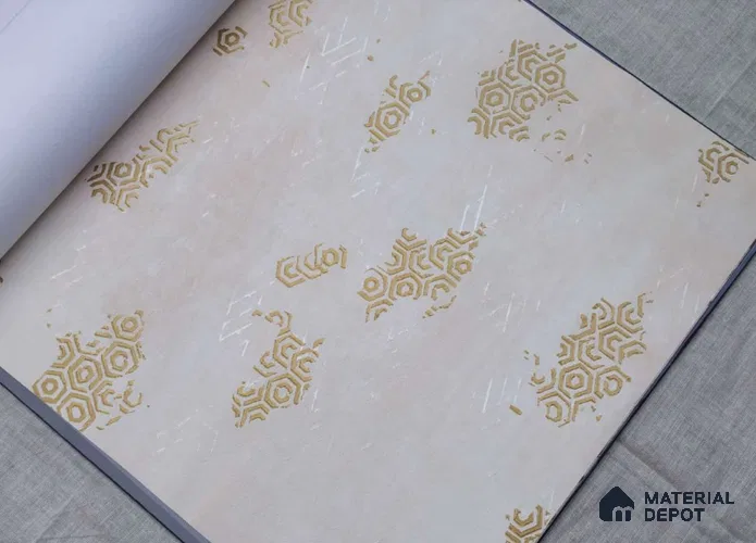 HM156 | 10 Meter x 21 Inches Patterned Look Wallpaper - 57.41 Sq. Ft. | Minimum 15% wastage during installation