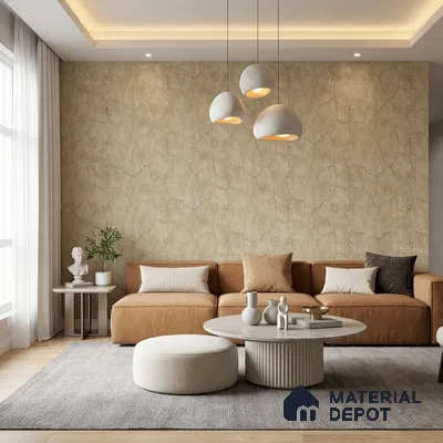 88604 | 5 Meter x 42 Inches Patterned Look Wallpaper - 57.41 Sq. Ft. | Minimum 15% wastage during installation