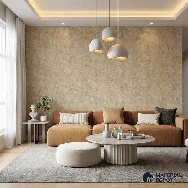 88604 | 5 Meter x 42 Inches Patterned Look Wallpaper - 57.41 Sq. Ft. | Minimum 15% wastage during installation