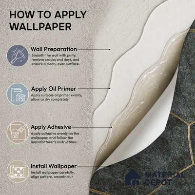 88605 | 5 Meter x 42 Inches Patterned Look Wallpaper - 57.41 Sq. Ft. | Minimum 15% wastage during installation