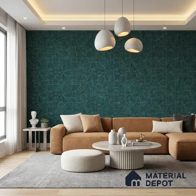 88601 | 5 Meter x 42 Inches Patterned Look Wallpaper - 57.41 Sq. Ft. | Minimum 15% wastage during installation